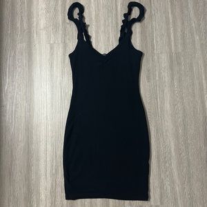 Black mini dress